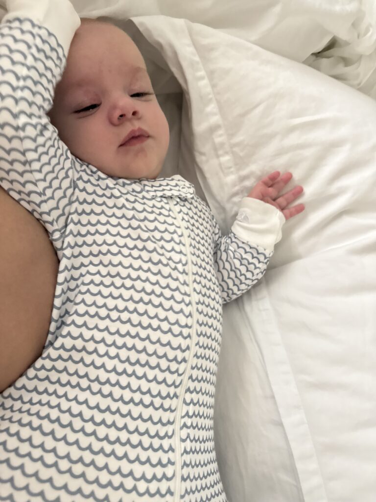 Liam waking up