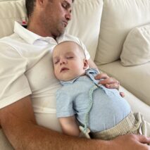 We fell asleep watching the masters