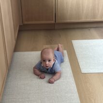 Liam in the kitchen