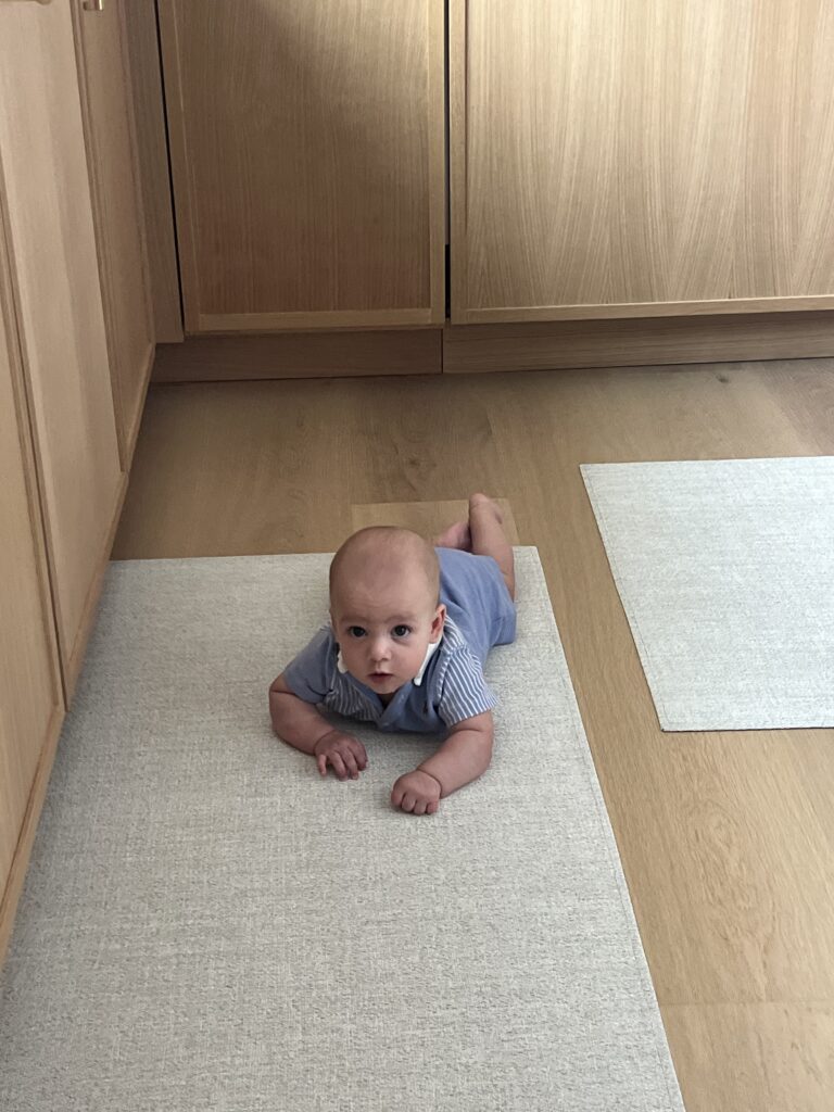 Liam in the kitchen