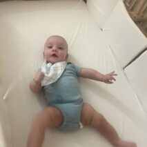 Liam waking up from nap